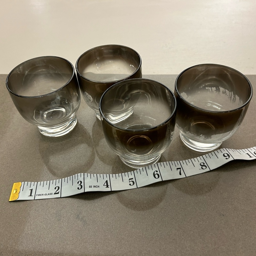 vintage viteron queen’s lusterware barware set